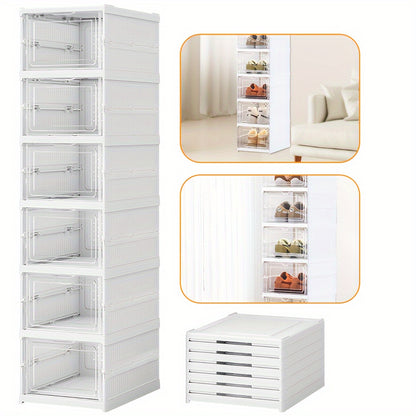 6 Tier Foldable & Collapsible Shoe Rack