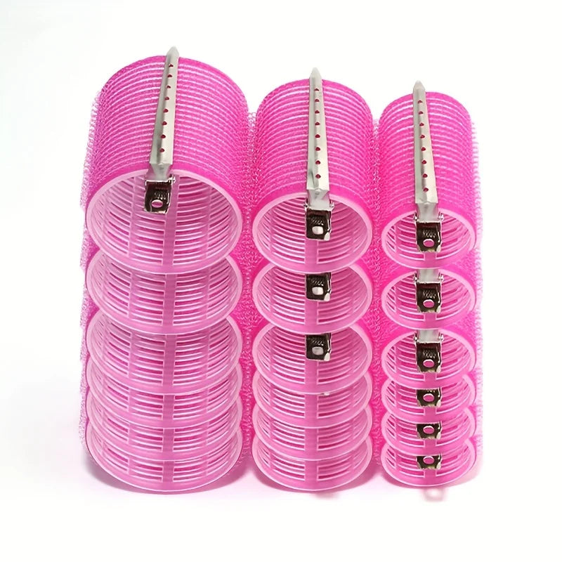 28-Piece Hair Roller Set with Metal Clips