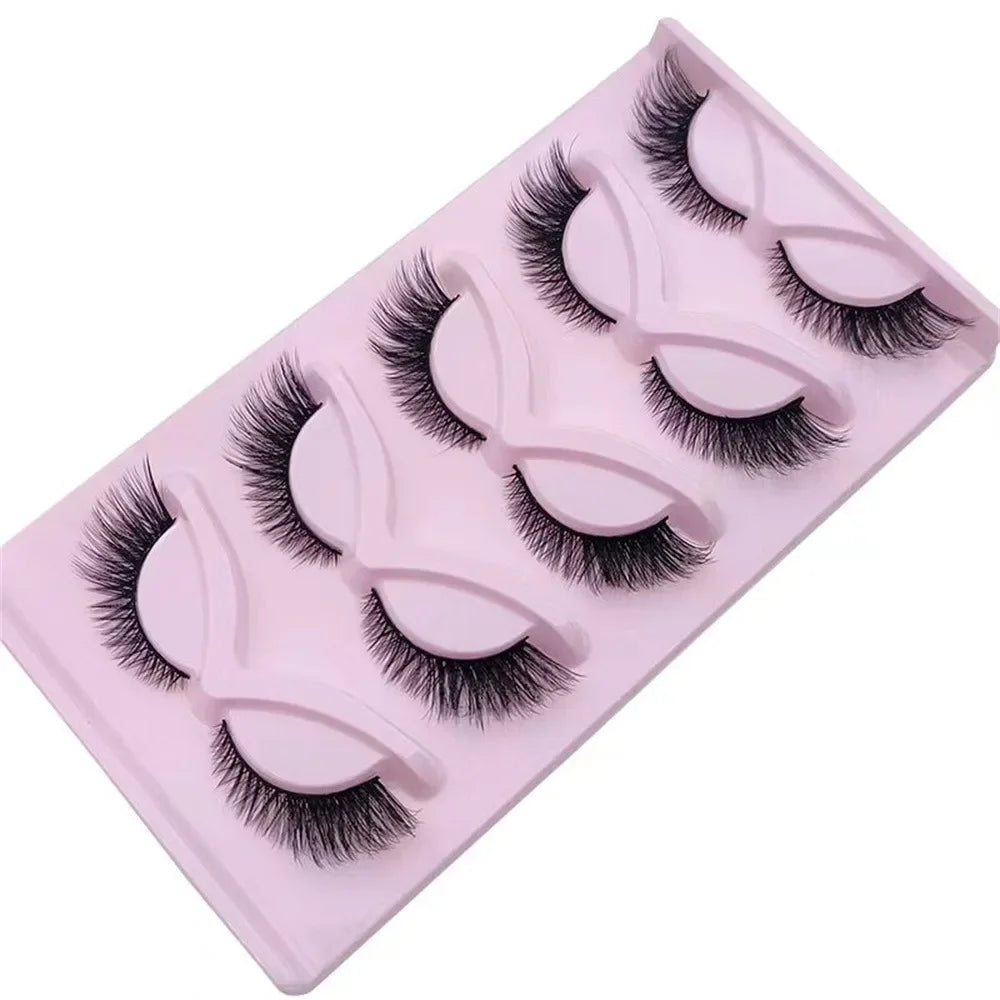 5-Pair Luxury False Eyelashes Set