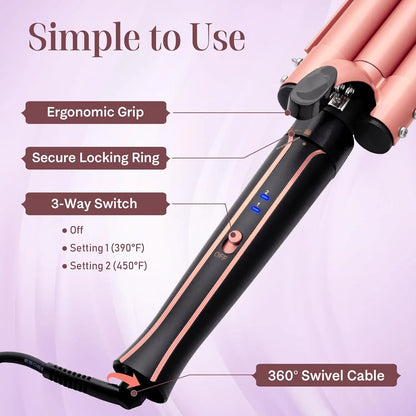 5-in-1 Professional Curling Iron Set