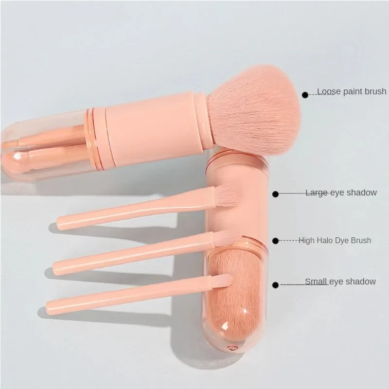 4-in-1 Compact Makeup Brush Set