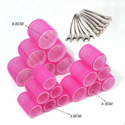 28-Piece Hair Roller Set with Metal Clips