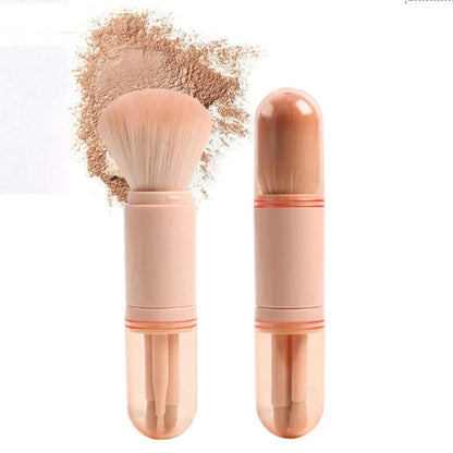 4-in-1 Compact Makeup Brush Set