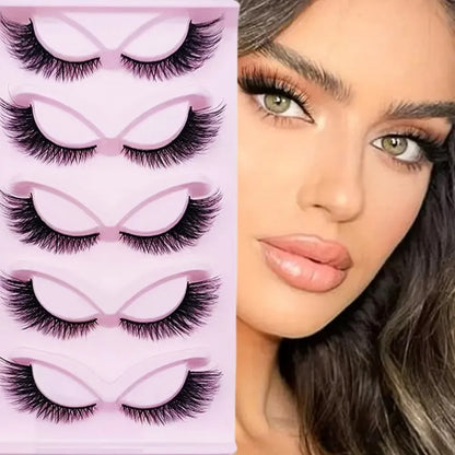 5-Pair Luxury False Eyelashes Set