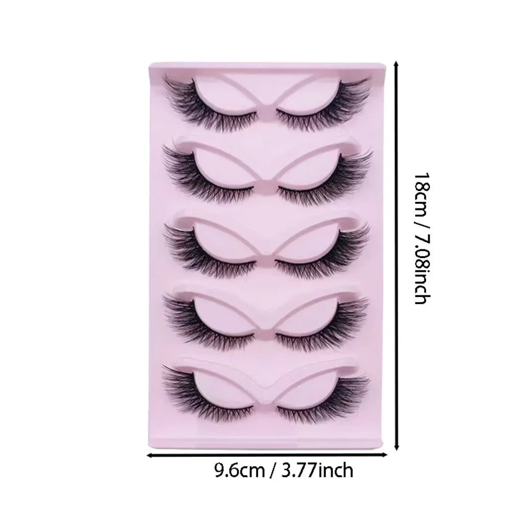 5-Pair Luxury False Eyelashes Set