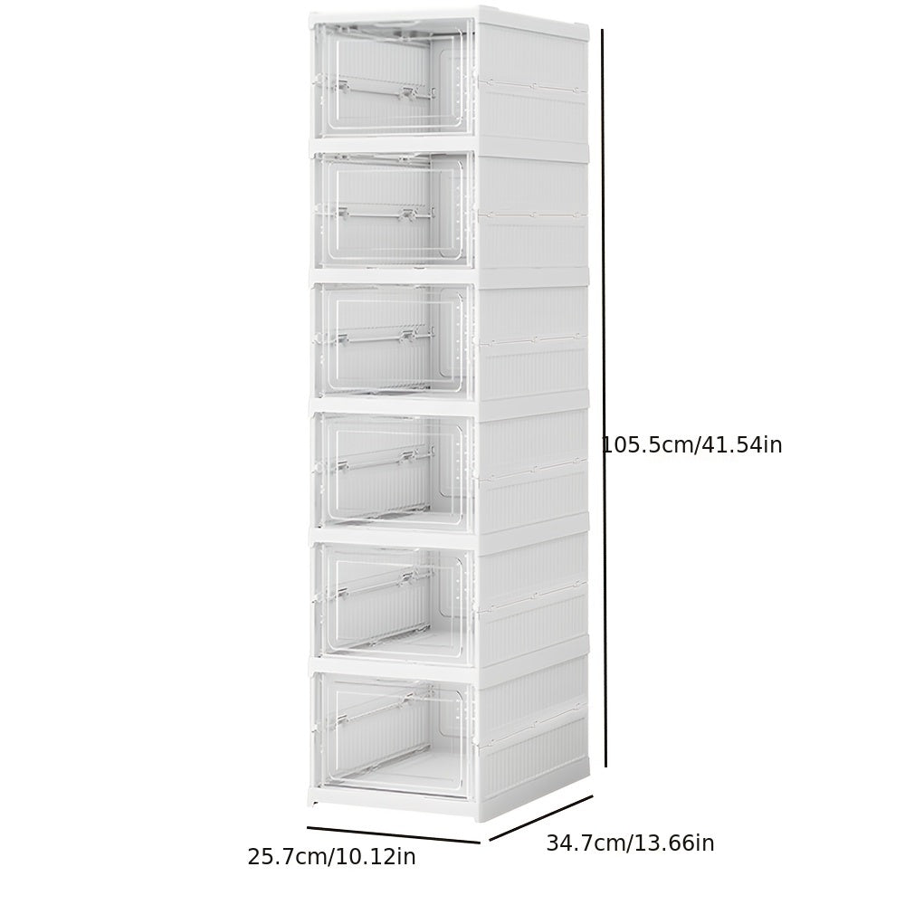 6 Tier Foldable & Collapsible Shoe Rack