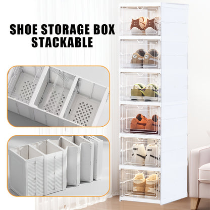 6 Tier Foldable & Collapsible Shoe Rack